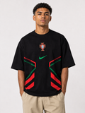 VYNTRRO Portugal Oversized Football Streetwear T-Shirt