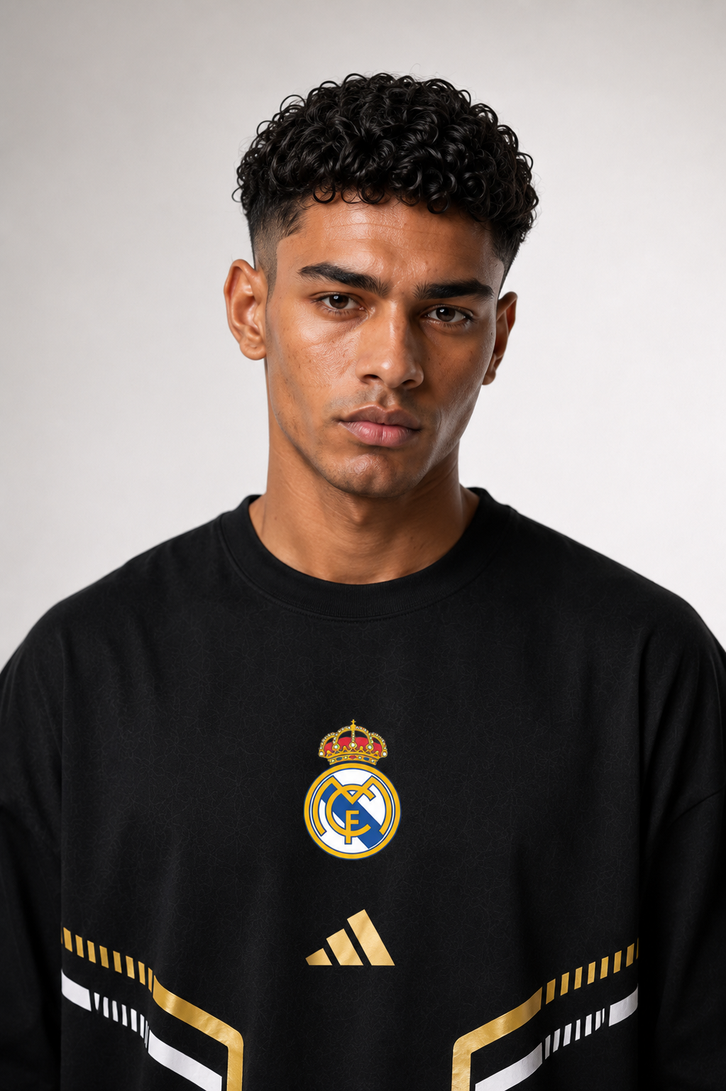 VYNTRRO Real Madrid Oversized Football Streetwear T-Shirt
