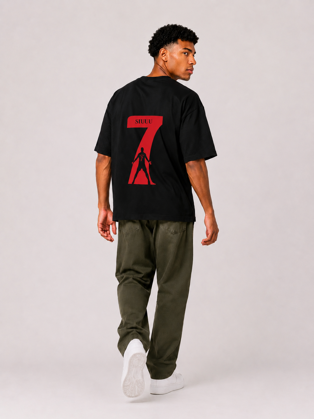 VYNTRRO Portugal Oversized Football Streetwear T-Shirt