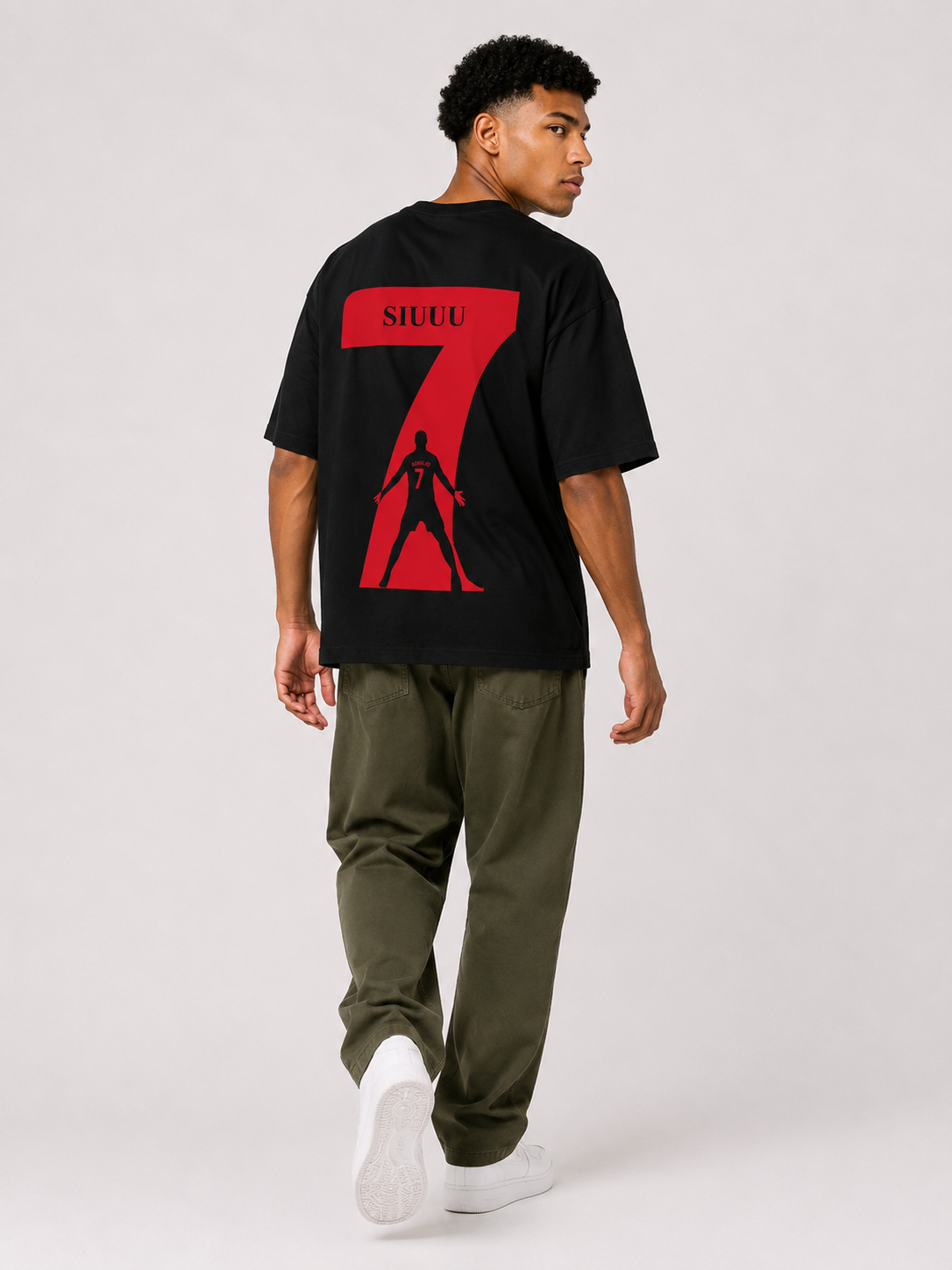 VYNTRRO Portugal Oversized Football Streetwear T-Shirt