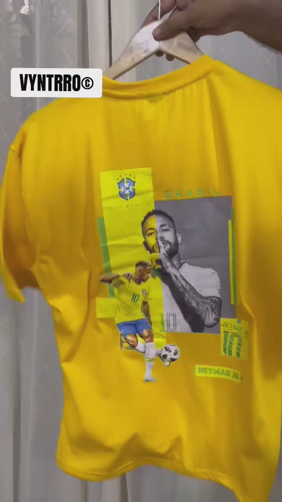 Brazil Drop Shoulder Oversized T-Shirt 🇧🇷