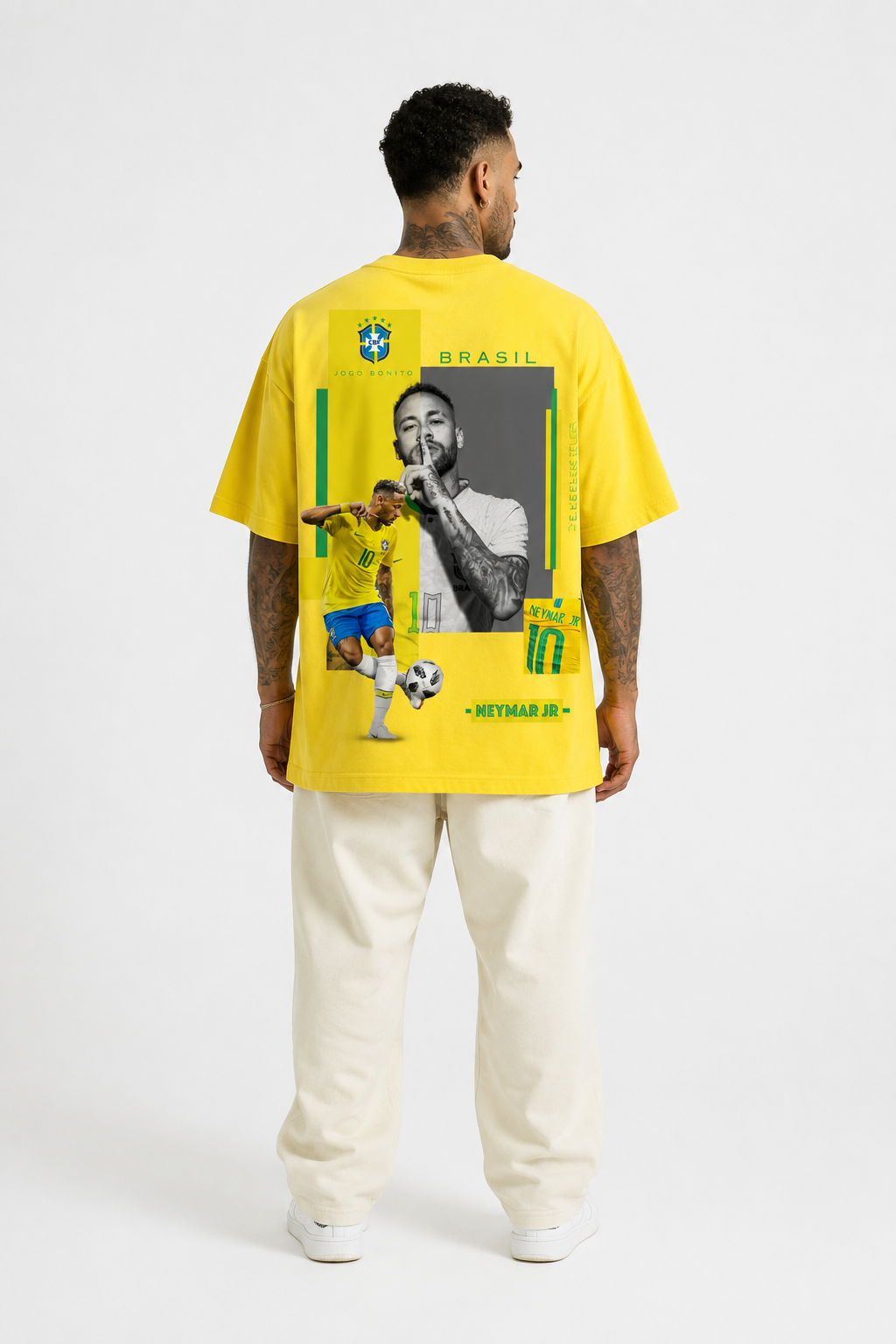 Brazil Drop Shoulder Oversized T-Shirt 🇧🇷
