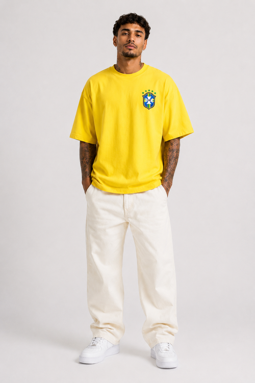 Brazil Drop Shoulder Oversized T-Shirt 🇧🇷